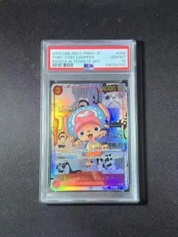 2024 One Piece MANGA TONY TONY CHOPPER EB01-006 Alternate Art SR JPN PSA 10 ER26 - Image 1
