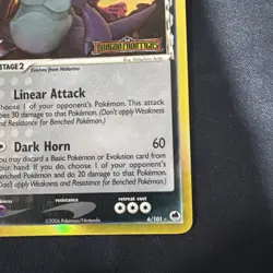 Pokemon Nidoking TCG Reverse Holo Rare EX Dragon Frontiers Card 6/101 - Image 4