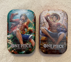 ONE PIECE CARD GAME Mini tin Pack vol.1 TS-01 Japanese ASIAN Version 2 Tin Set - Image 1