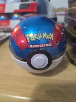 Pokemon TCG Poke Ball Tin Sealed 3 Booster Packs & Coin 2023 Trading Card Game - Image 1