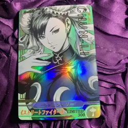 Chun-Li Street FIGHTERS Goddess Beauties Anime Girl Waifu Holo Card - Image 1