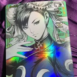 Chun-Li Street FIGHTERS Goddess Beauties Anime Girl Waifu Holo Card - Image 2
