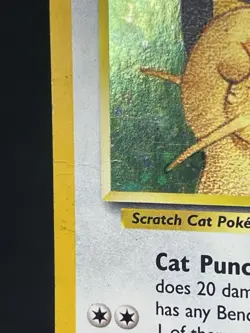 Pokemon 2000 Promo Black Star Game Boy #10 Meowth-Holo Card MP-HP Trading Card - Image 3