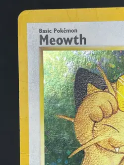 Pokemon 2000 Promo Black Star Game Boy #10 Meowth-Holo Card MP-HP Trading Card - Image 4