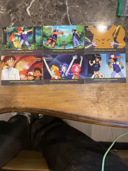 2000 Topps Pokemon Tv Cards Episode 3,4,5,6,7 And 9 Great Condition!! - Image 1