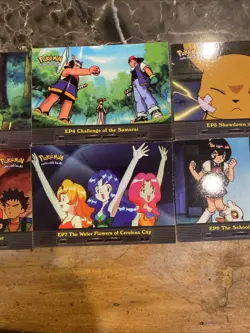 2000 Topps Pokemon Tv Cards Episode 3,4,5,6,7 And 9 Great Condition!! - Image 3