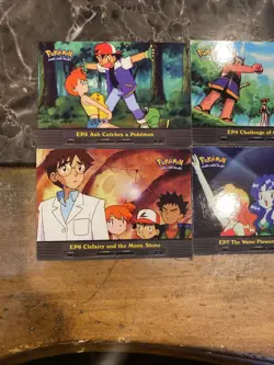 2000 Topps Pokemon Tv Cards Episode 3,4,5,6,7 And 9 Great Condition!! - Image 4