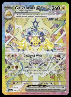 Pokemon Cards Galvantula ex 168/142 Stellar Crown Special Illustration Rare NM - Image 1