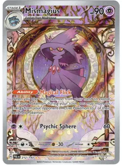 Mismagius 212/193 Sv02 Paldea Evolved Illustration Rare Holo Pokemon Card TCG NM - Image 1