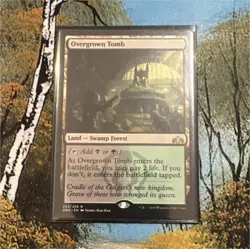 Magic: The Gathering Overgrown Tomb Land Guilds of Ravnica Rare Black Green - Image 1