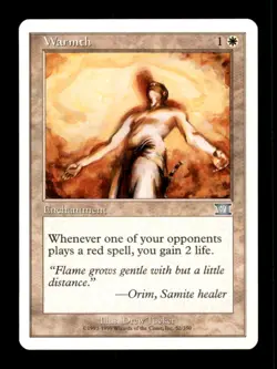 Warmth LP Light Play Classic Sixth Edition MTG [10923] - Image 1