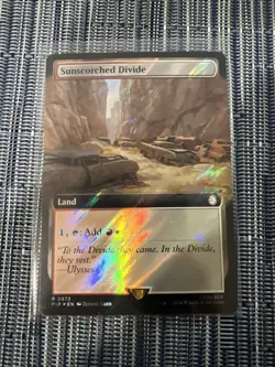 Sunscorched Divide (Extended Art) (Surge Foil) Fallout Foil - UNPLAYED - Image 1