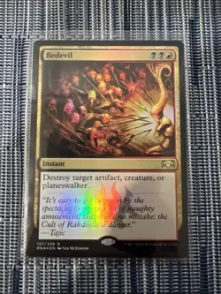 Bedevil - FOIL - Ravnica Allegiance - NM - UNPLAYED - MTG - Image 1
