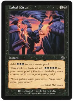 Cabal Ritual 2002 Torment Black Common Instant MTG NM AZ1 - Image 1