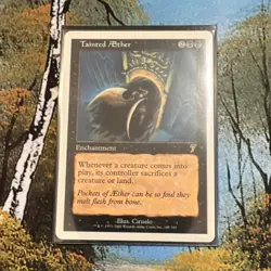 Magic: The Gathering Tainted Aether Enchantment 7th Edition Black Regular - Image 1
