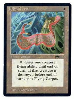 MTG FLYING CARPET Arabian Nights EX - Image 1