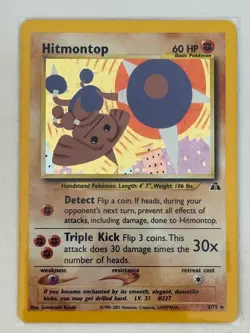 Hitmontop (2001) - Rare Holo - Pokemon Neo Discovery 3/75 - Image 1