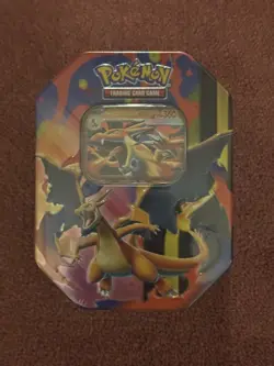 Mega Charizard Ex Tin - Mega Charizard Y EX - Pokemon TCG Sealed - Image 1