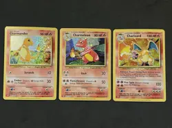 Charizard Charmander Charmeleon Pokemon Trading Card Game Classic Holo NM CLC - Image 1