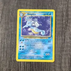 Pokemon Kingdra Holo Rare 8/111 Neo Genesis 90 HP Unlimited Pokemon TCG Card - Image 1