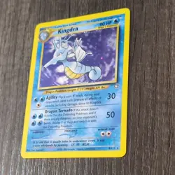 Pokemon Kingdra Holo Rare 8/111 Neo Genesis 90 HP Unlimited Pokemon TCG Card - Image 3