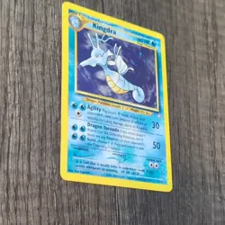 Pokemon Kingdra Holo Rare 8/111 Neo Genesis 90 HP Unlimited Pokemon TCG Card - Image 4