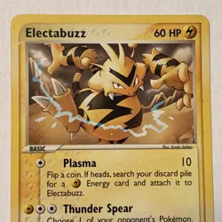 Electabuzz 35/100 Sandstorm E-Reader Vintage Pokemon TCG NEAR MINT / VERY LP - Image 2