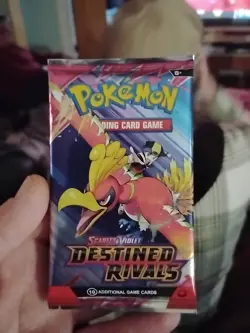 Pokemon Cards Destined Rivals Pack Still Sealed Bought From Temu - Image 1