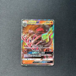 Pokemon TCG Salazzle GX 25/147 Burning Shadows Ultra Rare Holo Near Mint - Image 2
