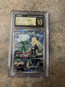 Pokemon Cynthia's Roserade Art Rare Holo 065/063 Heat Wave Arena CGC 10 Card - Image 1