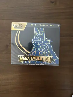 Pokemon MEGA Evolution Lucario - ETB - Elite Trainer Box NEW FACTORY SEALED BOX - Image 1