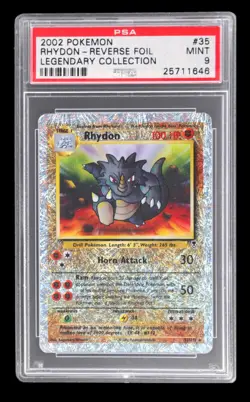 Pokemon TCG Rhydon 35/110 Legendary Collection PSA 9 - Image 1