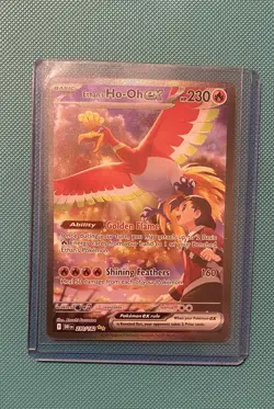 Pokemon Ethan's Ho Oh EX 230/182 Destined Rivals Special Illustration Rare - Image 1