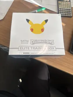 Pokemon TCG: 25th Anniversary Celebrations Elite Trainer Box ETB - Sealed & Mint 820650809439 - Image 1
