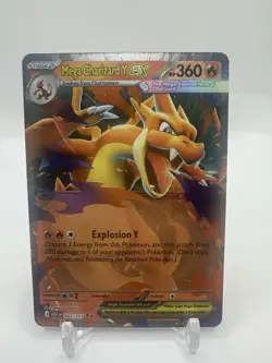 Mega Charizard Y ex 022/217 Ascended Heroes English Pokemon TCG NM Pack Fresh! - Image 1