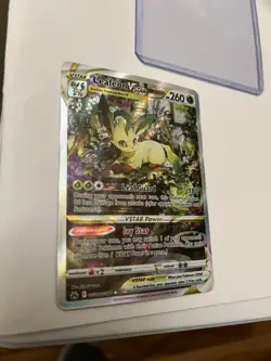 Pokemon TCG LEAFEON VSTAR GG35/GG70 Crown Zenith Galarian Gallery Holo Rare NM - Image 2