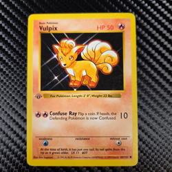 Vulpix 68/102 1st Edition - Pokemon Base Set 1st Edition Shadowless Grey Stamp - Image 1