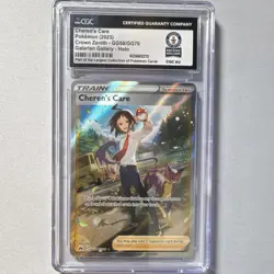 Pokemon Cheren's Care Crown Zenith GG58 Galarian Gallery CGC World Record 1 of 1 - Image 1