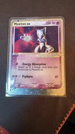 Pokemon TCG Mewtwo EX Ruby Sapphire 101/109 Holo Ultra Rare - Image 2