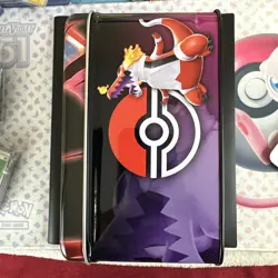 Pokemon Scarlet & Violet Charizard Collectors EMPTY Tin Lunch Box No Dents - Image 3