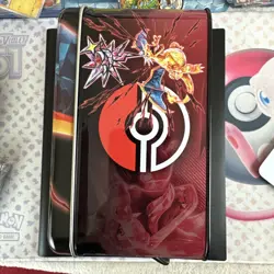 Pokemon Scarlet & Violet Charizard Collectors EMPTY Tin Lunch Box No Dents - Image 5