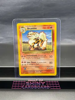 🔥 Arcanine 23/102 Pokemon TCG Base Set Uncommon WOTC NM/LP🔥 - Image 1