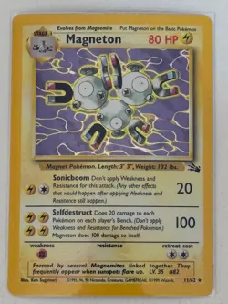Magneton (1999) - Rare Holo - Pokemon Fossil #11/62 - Image 1