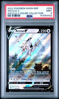 Arceus V SWSH204 Arceus Figure Collection Black Star Promo Pokemon TCG PSA 9 - Image 1
