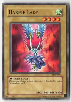 Yugioh - Harpie Lady (Original Artwork) MRD-008 Unlimited - Metal Raiders - Image 1