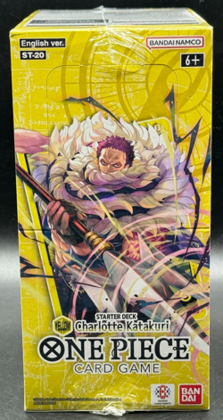 One Piece CCG Charlotte Katakuri ST-20 6 Starter Deck Box Sealed New ENGLISH - Image 1