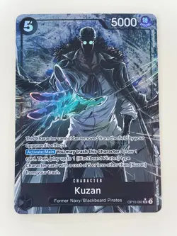 One Piece TCG English OP10-082 Kuzan Alt Art Parallel - Image 1