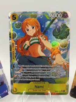 One Piece Nami, Vivi, Crocodile Foil Lot EB03-024 EB03-053 OP14-120 English - Image 2