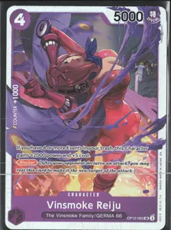 One Piece Vinsmoke Reiju OP12-063 Super Rare Foil - Image 1