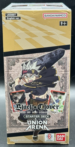 Union Arena TCG Black Clover Sword Wizard King 6 Starter Deck Box New Unopened - Image 1